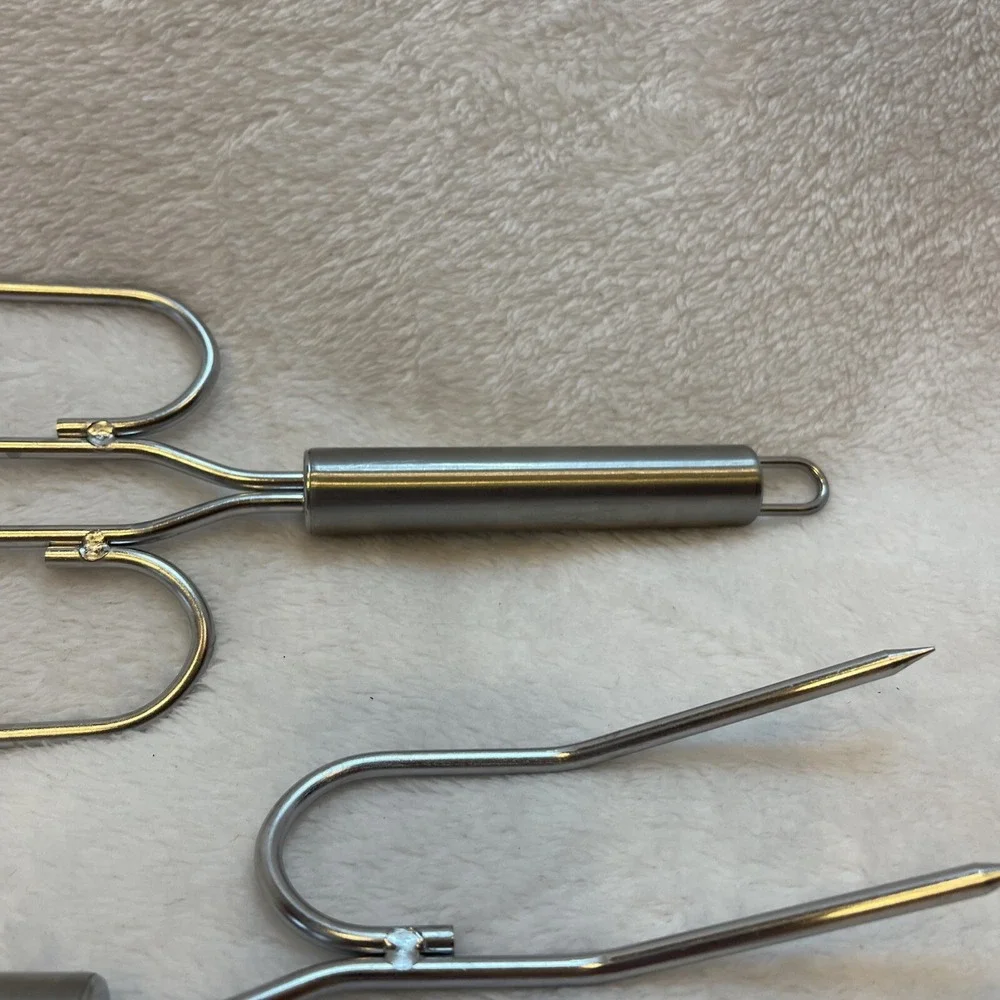 Meat Forks‎ Stainless Steel Turkey Chicken Carving Barbecue Roasting Forks Set